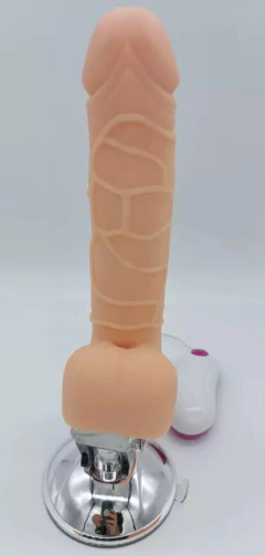 Pênis 18 x 4 cm 12 Tipos de Vibração em Cyber Skin Bege - Chuck Vibration 8.5'' - comprar online