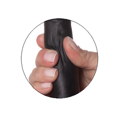 Pênis Realístico com Ventosa em Realistic Skin 13 x 3 cm - Billy Preto - comprar online
