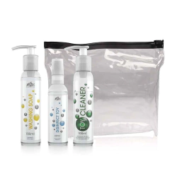 KIT PARA HIGIENIZAÇÃO DE TOYS - 03 CLEAN + NÉCESSAIRE
