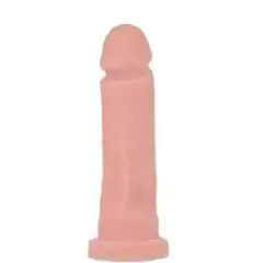 Pênis em Cyberskin com vertebra 18,5 x 4 cm
