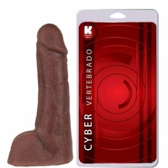 Pênis em Cyberskin com vertebra 17 x 3,5 cm