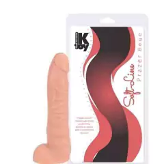 Pênis macio e flexível 28 x 5,5 cm cor Bege