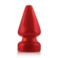 Plug Anal Gigante Liso Com Ventosa - 24 x 11cm - Vermelho - comprar online