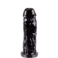 Pênis macio e flexível 18 x 4,7 cm cor Preto
