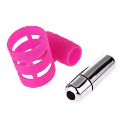 Estimulador Anél Peniano Vibratório Prolongado em Silicone com massageador de Clitóris Adma COCK RING - Mais Prazer