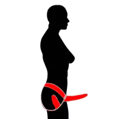 Strap On Dual Climax - Penetração Ativo E Passivo Vermelho - comprar online