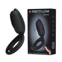 Estimulador Anél Peniano com Vibro de Toque - Pretty Love Cobra