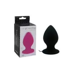 Plug Anal Large com Ventosa e Vibro - PRETO - comprar online