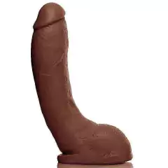 Pênis Realista flexível Bengala com escroto 21 x 5,5 cm na cor marrom - comprar online