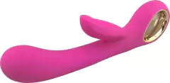 Vibrador Recarregável Alice em Puro Silicone - 16 Velocidades - 19cm