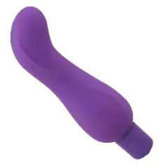 Vibrador Puro Silicone Ponto G-7V