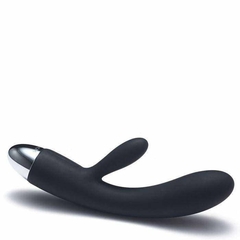 Vibrador com Estimulador Recarregável - Alice Black - Svakom