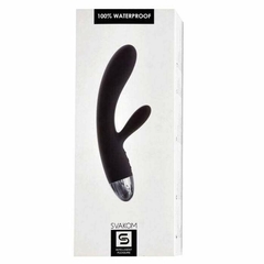 Vibrador com Estimulador Recarregável - Alice Black - Svakom
