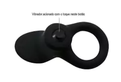 Imagem do Estimulador Anél Peniano com Vibro de Toque - Pretty Love Cobra