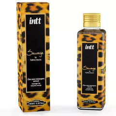 SAUVAGE Óleo para Massagem Corporal Amêndoas 130ml - INTT