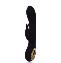 Vibrador Dupla Estimulação c/ Auto Aquecimento Ponto G e Clitóris Rabbit Luxo Recarregável em Silicone - Lealso - comprar online