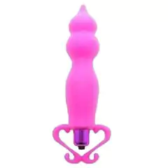Vibrador em Silicone Macio e Aveludado com Vibro 17,5x 3,5 cm