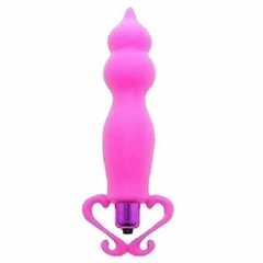 Vibrador em Silicone Macio e Aveludado com Vibro 17,5x 3,5 cm