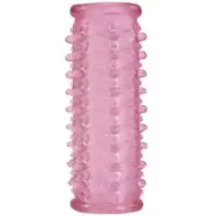 Capa massageadora sem cabeça - 9cm - cor rosa - comprar online