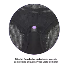 Calcinha Vibratória Recarregável e Bullet Vibratório via Controle sem fio com 7 modos de Vibração - IJOY Lovetoy - comprar online