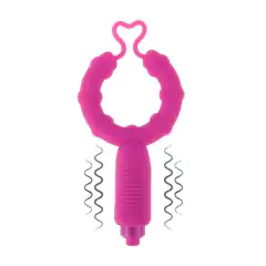 Estimulador Anél Peniano Vibratório em Silicone com massageador de Clitóris OSCAR COCK RING - loja online