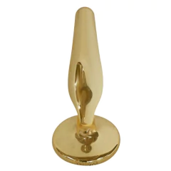 Plug Anal Dourado para Iniciantes Joia Anal em Metal - HARD na internet