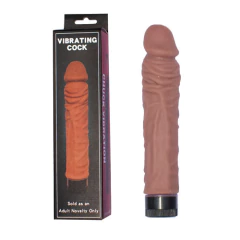 Pênis em CyberSkin Vibração Multivelocidade - 19,5 x 3,5 cm Chuck Vibration