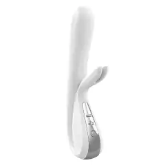Vibrador luxo c/ Plug Lateral K5 - White - OVO LifeStyle