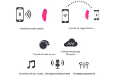 Lovense Ferri - Calcinha Vibratória mais potente de controle sem fio via APP - Prazer Ilimitado na internet