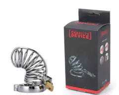Cinto de Castidade Masculino Vazado com cadeado e Anel para base com Divisória na cabeça - CHASTITY DEVICE - comprar online