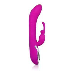 Vibrador com Controle de Temperatura Digital e 12 modos de Vibração - VIBRATOR FEMALE RABBIT
