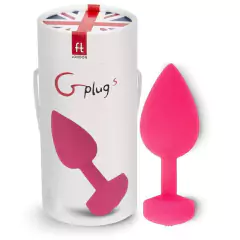 Plug Anal em silicone Gplug Small - Neon Rose - FT London na internet