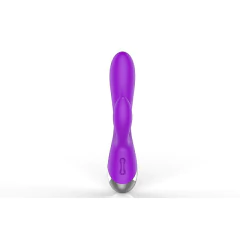 Vibrador Dupla Estimulação Ponto G e Clitóris c/ 10 Níveis de Vibração Recarregável- GREEN BABY