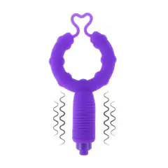 Estimulador Anél Peniano Vibratório em Silicone com massageador de Clitóris OSCAR COCK RING - comprar online