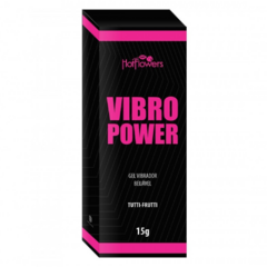 VIBRO POWER Gel Vibrador Beijável Aroma Tutti Frutti 15g- Hot Flowers - comprar online