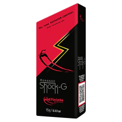 Vibrador Líquido Shock-G Morango - La Pimienta - 15g Excita Esquenta e Vibra