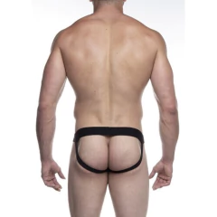 Cueca Jockstrap especial preta com vermelho