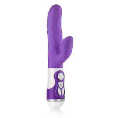 Vibrador Rotativo 2 motores em Silicone Rotation New Orgasm - Lilás - comprar online