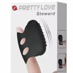 Steward Dedeira com Vibro - em silicone Ultra Macio e Elástico - Pretty Love
