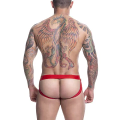 CUECA JOCK PREMIUM ARRASTÃO VERMELHA