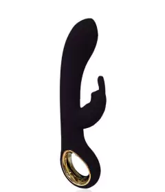 Vibrador Dupla Estimulação c/ Auto Aquecimento Ponto G e Clitóris Rabbit Luxo Recarregável em Silicone - Lealso na internet