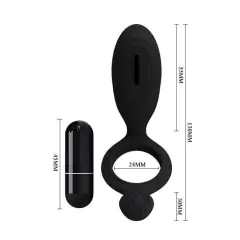 Estimulador Anel Peniano em Silicone com Vibrador - Pretty Love Ethel na internet