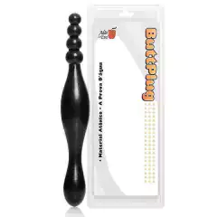 Plug Anal Smoothy com 18 cm na cor preto
