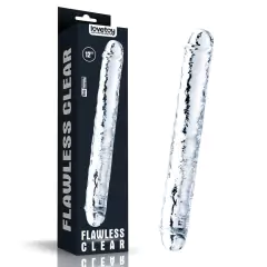 Imagem do Pênis Transparente Duplo em TPE 30cm 12" - LOVETOY DOUBLE DILDO