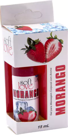 Gel beijável função Hot 15ml - Soft Love - MORANGO - comprar online