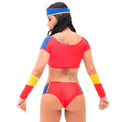 Fantasia sensual de Mulher Maravilha - Sapeka