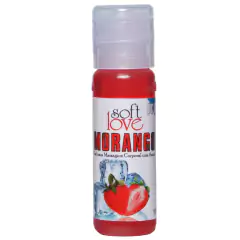 Gel beijável função Hot 15ml - Soft Love - MORANGO