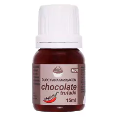 Gel Térmico Sabor Chocolate Trufado HOT p/ Sexo Oral Beijável 15 ml Esquenta e Excita - Chillies - comprar online