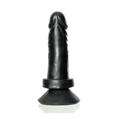 Pênis Realístico com Ventosa em Realistic Skin 12,5 x 4 cm - Junior Preto na internet