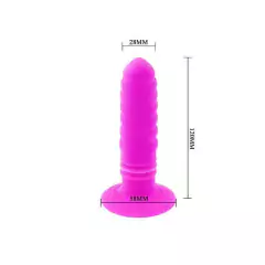 Plug Anal Silicone com Vibro 10 intensidades - Mini Pênis - Pretty Love - comprar online